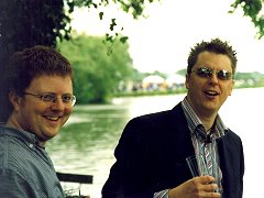 Chris & Steven - nobley assisting with the invasion of their home