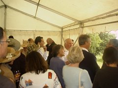 Inside the Marquee watching the bloody rain