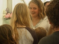 A wet Alice and friends