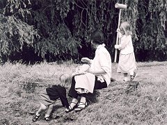 Croquet mallet murder