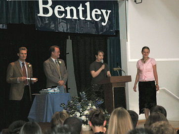 Alice gets the graduation eulogy