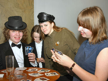 High rollers Max, Henry, Alice and Lili