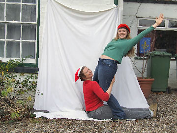 ..and lean, and stretch, and lean, and stretch...