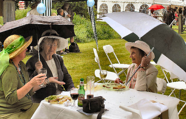 "Yes my wine's a bit watery too."