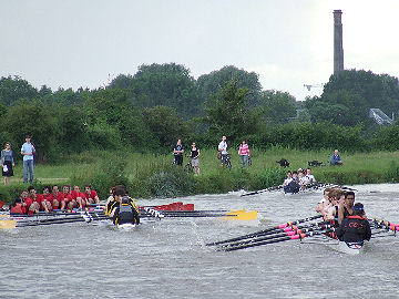 Colourful flotilla enters Long Reach