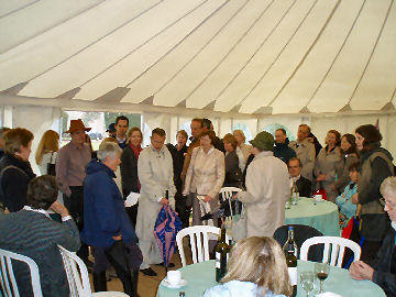 A briefing before the walk