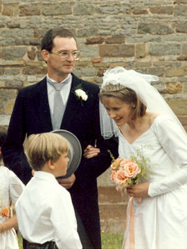 Ian and Jane with George