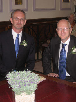 Ian as Patrick's best man