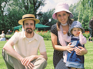 Adam and Isobel Dyer with Lucy