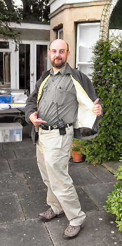 The Hard Man has his own security radio