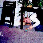 The under table shot