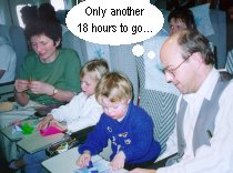 The happy travellers (before Henry threw up)