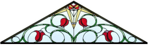 Bathroom Stained Glass Gable 1 300.gif (13637 bytes)